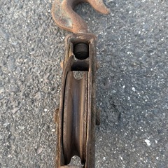 済み # RHINE スナッチブロック　スナッチ　滑車　吊り具　大工　道具　工具　フックの画像