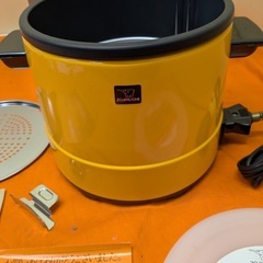 【未使用】大阪引取歓迎　象印　電気フライヤー　CT-1000　あげあげ　イエロー【KNBK126】の画像