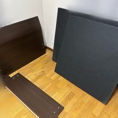 ベッドフレーム、マットレス、シーツカバー　バラ売り可能の画像