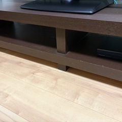 【3,000円】おしゃれな木目調テレビ台/ローボード（幅165cm）※八本松南での自宅引き取り限定の画像