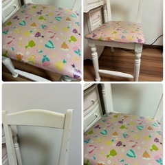 状態が悪いです❗️勉強机セット 姫系の画像