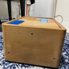 昭和レトロな木の積み木の画像