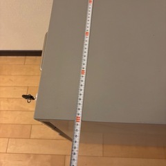 キャビネット 3段 鍵付 シリンダー ニューグレー サイドワゴン キャスター付 1台の画像