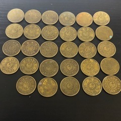 『未使用品』日本政府発行 穴無し5円黄銅貨の画像