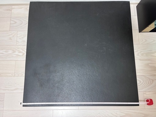 【4枚セット】業務用 硬質ラバーマット 100cm×100cm×1.5cm ジムマット ダンベル パワーラック などに(値段相談可)