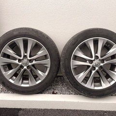 235/50R/18トヨタヴェルファイア等ホイール付サマータイヤ4本セットの画像