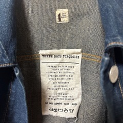 THREE DOTS TURQUOISE デニムジャケットの画像