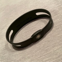 【美品】BANDEL バンデル シリコンブレスレット ナンバーシリーズ 「7」 黒の画像