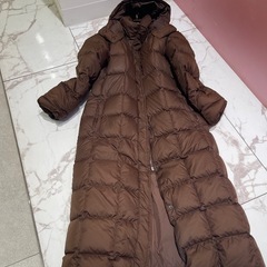 アメリカブランド　ランズエンド　グースダウン　スーパーロングダウンコート　の画像
