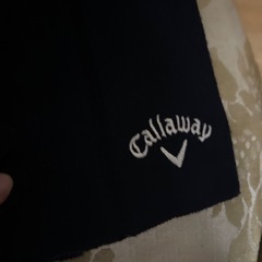 キャロウェイ　ゴルフウェア　スカート　ウール　プリーツ　紺色の画像