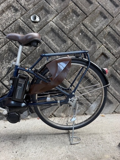 ヤマハ26インチ 青 バッテリー  12.3Ah 電動自転車【中古】