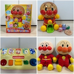 アンパンマン おもちゃ 6点セット ＋ おまけ付きの画像