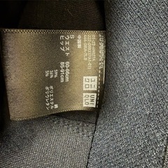 UNIQLO タイトスカート ブラック Mサイズ ひざ丈の画像