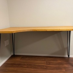 木製L字デスク140cm　lowya の画像