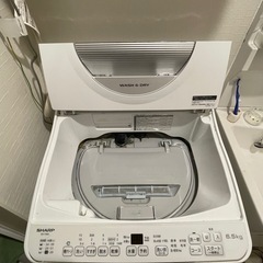 シャープSHARP乾燥機付き洗濯機 ES-TX6Gの画像