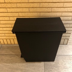 ゴミ箱 45L SOLOW ソロウ ペダルオープンスリム （ ごみ箱 45リットル ペダル式 ふた付き 両開き 分別 棚下 カウンター下 スリム ） の画像