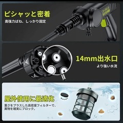 【新品未使用】高圧洗浄機 コードレス 充電式【2025年新登場革新6in1ノズル 50分長時間駆動の画像