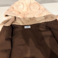 ミキハウス　ポンチョ型コートの画像