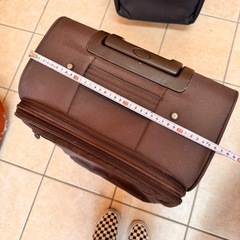 🔹無印良品🔹ブラウン・キャリーケース🔹旅行カバンの画像