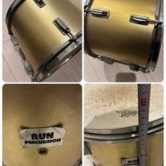 RUN PERCUSSION タムタム ハイタム ドラム 打楽器 パーカッションの画像