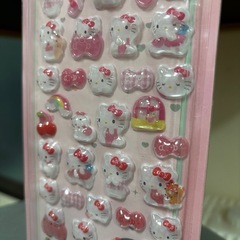 キティちゃんボンボンドロップシールの画像