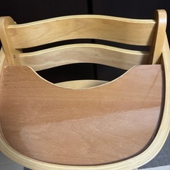 ベビーチェア　木製　調節可能　防菌シートの画像