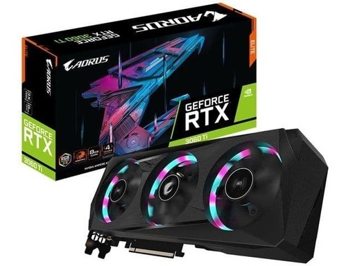 グラフィックボード GIGABYTE RTX3060Ti AORUS EZDIY ARGB Graphics CardHolder