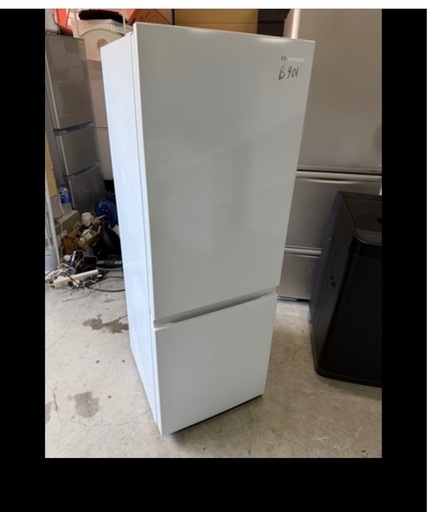 NO B901?福岡市内配送設置無料✨?ハイセンス 冷蔵庫 幅49cm 175L 一人暮らし スリム 大容量冷蔵室122L 静音 右開