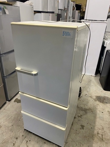  NO B886?福岡市内配送設置無料✨?AQR-27G2-W 冷蔵庫 スタンダードシリーズ ナチュラルホワイト [272L /3ドア