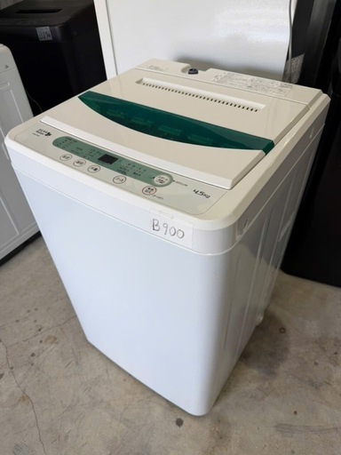 NO B900?福岡市内配送設置無料✨?ヤマダ電機オリジナル　全自動電気洗濯機　(4.5kg) HerbRelax YWM-T45A1