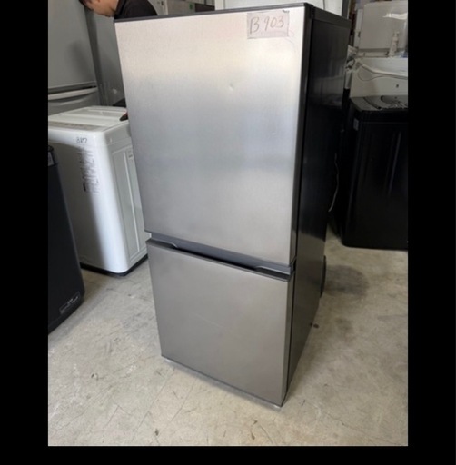 NO B903?福岡市内配送設置無料✨?冷蔵庫 シルバー AQR-14N-S [幅49.5cm /135L /2ドア /右開きタイプ 