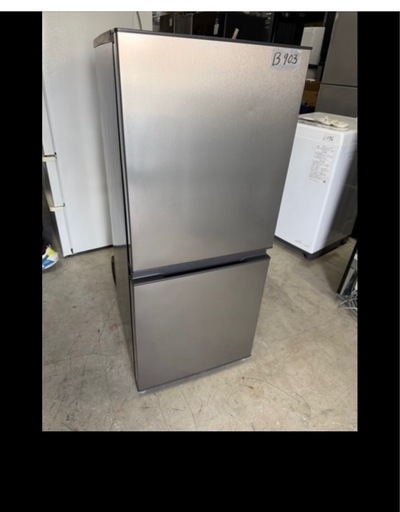 NO B903?福岡市内配送設置無料✨?冷蔵庫 シルバー AQR-14N-S [幅49.5cm /135L /2ドア /右開きタイプ 