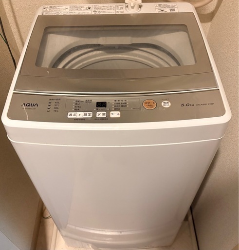 品川区】一人暮らし家電セット AQUA冷蔵庫(AQR-17K)・洗濯機(AQW-GS50J 