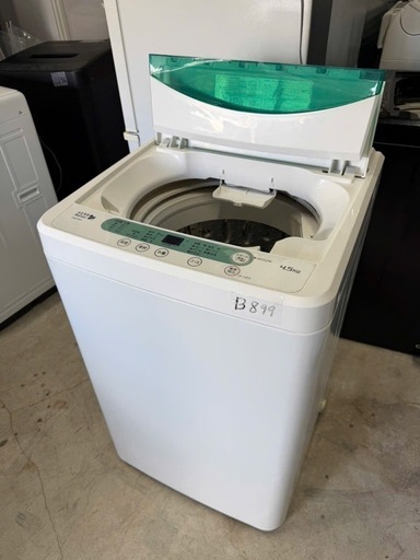 NO B899?福岡市内配送設置無料✨?ヤマダ電機オリジナル　全自動電気洗濯機　(4.5kg) HerbRelax YWM-T45A1