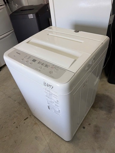 NO B897?福岡市内配送設置無料✨?全自動洗濯機 Fシリーズ ニュアンスグレー NA-F50B14-H [洗濯5.0kg /乾燥機