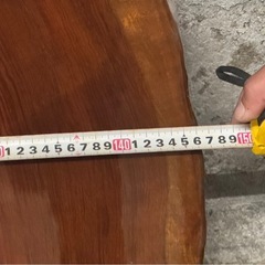 一枚板　丸太テーブルの画像