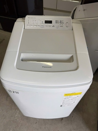 NO B890?福岡市内配送設置無料✨?縦型洗濯乾燥機 シルバー NA-FD80H8-S [洗濯8.0kg /乾燥4.5kg /ヒータ