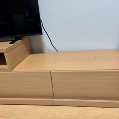 【無料でお譲り！】テレビ台　収縮可能◎の画像