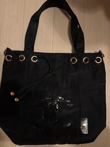 CHANEL ブラック バッグ PRECISION、ノベルティ、巾着