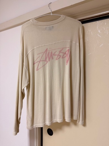 Stussy バックロゴ ニット セーター M 美品