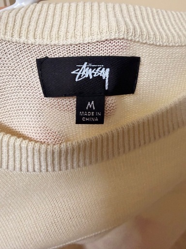 Stussy バックロゴ ニット セーター M 美品