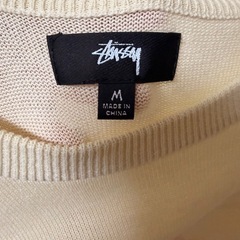 Stussy バックロゴ ニット セーター M 美品 の画像