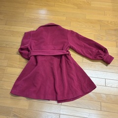 イタリア製　pontetorto snidel スナイデル　ワインレッド　コート　ベルト付きの画像