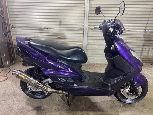 【ラメ入カスタムペイント】ヤマハ シグナスX125 シグナス125 動画あり 実働　カスタムペイント　SE44J フェアライズマフラー
