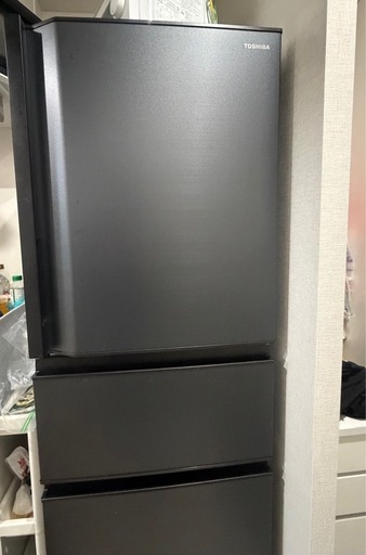 TOSHIBA VEGETA ブラック冷蔵庫