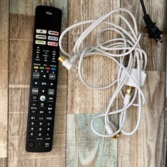 【AI搭載/美品】TCL液晶カラーテレビ2020年製/リモコン有の画像