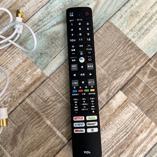 【AI搭載/美品】TCL液晶カラーテレビ2020年製/リモコン有