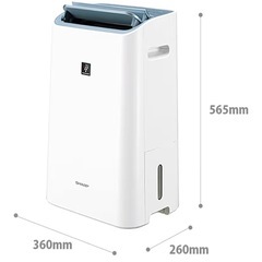 シャープ 空気清浄機 プラズマクラスター  ホワイト CV-EF120-Wの画像