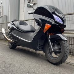 即日引渡🉑フォルツァ　250cc 熊本　上位グレード　グリップヒーター　中型バイク車体HONDAビッグスクーター通学ホンダ平成　ビッグスクーター　HONDA 本田技研工業　ホンダ　原付　フォルツァ　バイク　車体　中型免許　普通自動二輪車　カスタム　フルカスタム　MF08 MF10 平成　ビスク　九州の画像