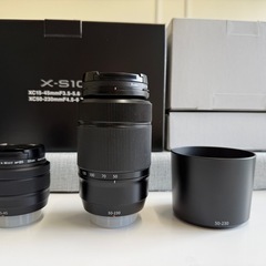 【美品】FUJIFILM X-S10 ミラーレス一眼カメラ ダブルズームレンズキット 富士フイルムの画像